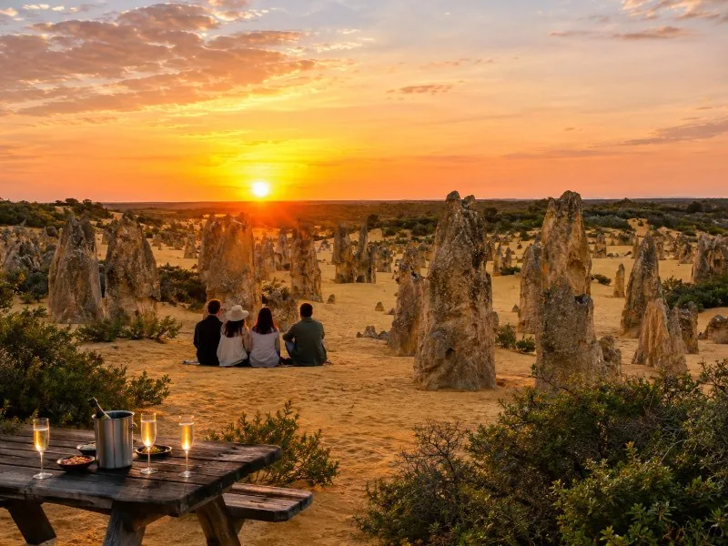 Pinnacles Sunset, Stargazing & Dinner